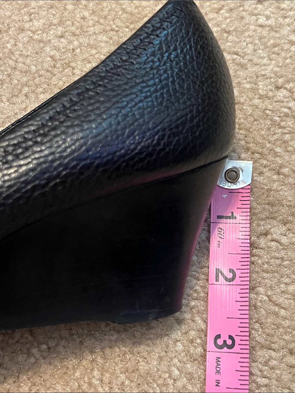Tory Burch Black Leather 7 1/2 - Picture 8 of 10